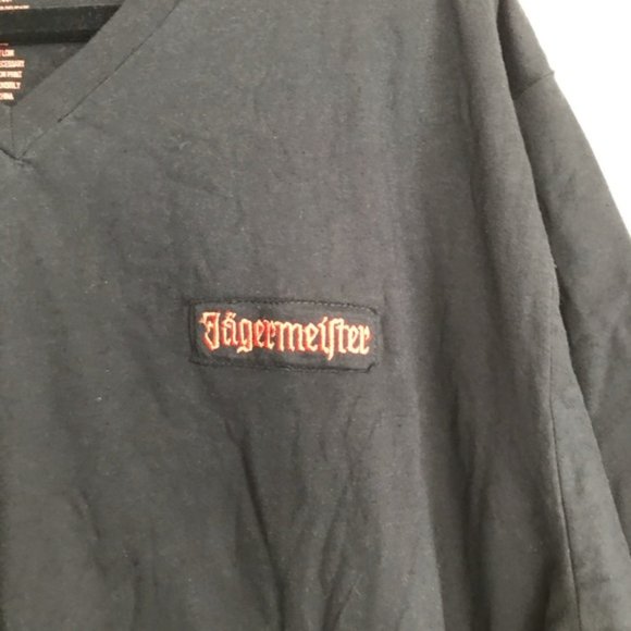 Jagermeister Men’s Limited Edition Black V-Neck Short Sleeve T-Shirt Size XXL - Picture 3 of 8